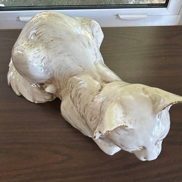 Vintage Freeman & McFarlin Ceramic Cat Sculpture – Signed California Pottery - Picture 7 of 15